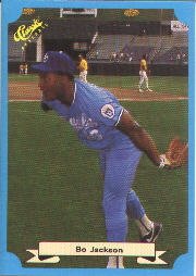 1988 Classic Blue Baseball Cards       208     Bo Jackson
